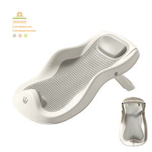 Support de bain pliable pour bébé, gain de place, avec coussinet antidérapant, en plastique de haute qualité, respirant, libère les mains de maman - Product Image 1