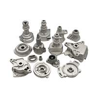 Boîtier de radiateur en alliage d'aluminium Zamak A360 sur mesure OEM, pièces usinées CNC par moulage par gravité pour systèmes de pompes automobiles