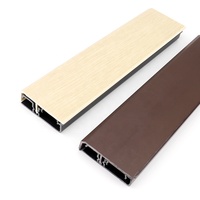 Ruitai – plinthe de plinthe cachée en plastique, nouveau Design, profilé d'extrusion en PVC, P55-A