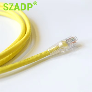 Cat6 90 độ góc bên phải vá cáp-siêu mỏng RJ45 LAN cáp cho mật độ cao Mạng cài đặt - Product Image 6