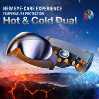 Masseur oculaire intelligent OEM ODM avec pression de pétrissage, chaleur et refroidissement, ajustement confortable, Bluetooth pour soulager la fatigue oculaire et les migraines