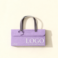 Flyers en carton rose écologiques de luxe en gros avec ruban, logo personnalisé et pelliculage pour la Fête des Mères, vêtements, chaussures, cadeaux