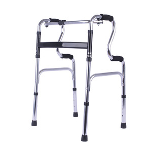 Aide à la marche en alliage d'aluminium multi-courbures, réglable en hauteur, légère et durable, pour personnes âgées et handicapées - Product Image 4