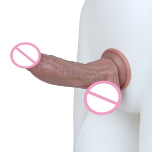 Realistic Squirting Dual-Layer <b>Dildo</b> with Suction Cup Strap Silicone Ejaculating Penis Masturbators Soft Anus Vaginal Massager - Product Image 4
