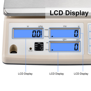 <b>Electronic</b> Counting <b>Scale</b> 1.530kg LCD Display Stainless Steel Platform <b>Scale</b> For Factory Use - Product Image 3