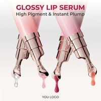 En stock, teinte à lèvres longue durée, imperméable, personnalisée, sans ingrédients chimiques, gloss à lèvres liquide avec effet hydratant non collant