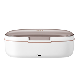 Máquina <span class=keywords><strong>de</strong></span> Limpieza Ultrasónica Portátil para Gafas <span class=keywords><strong>de</strong></span> Sol, Joyas, Relojes, Uso en Exteriores, <span class=keywords><strong>con</strong></span> Cubierta Transparente y Tanque Profundo - Product Image 1