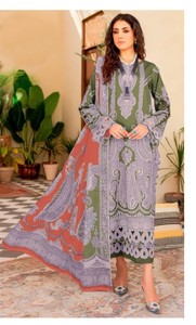 Nuevo lanzamiento: concepto pakistaní de algodón puro con trabajo de patchwork elaborado. - Product Image 6