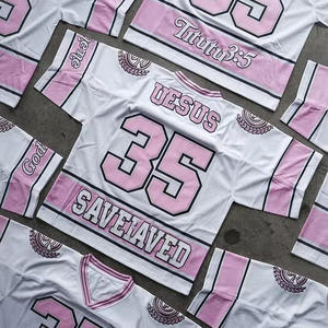 Personalizado 100% poliéster Jersey camisetas alta malla transpirable de punto de gran tamaño equipo de práctica sublimación bordado malla para hombres - Product Image 3