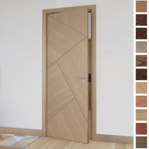 BASEN Modern Solid Wood Anti-Theft Prehung Exterior Entrance Doors for Home Hotel Apartment & Villa Use - Product Image 4