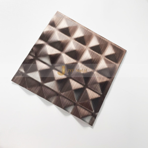 Panel de Acero Inoxidable Grabado EX879 para Decoración Interior de Hoteles y Villas de Lujo - Product Image 1