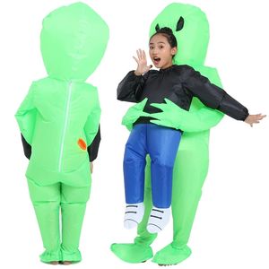 Popular Halloween Cosplay fiesta suministro <span class=keywords><strong>carnaval</strong></span> ropa adulto <span class=keywords><strong>Alien</strong></span> llevando personas disfraz inflable - Product Image 4