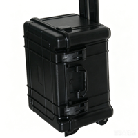 Boîte à outils à roulettes en plastique rigide avec roues sécurisées, personnalisable, durable, étanche IP67, pour le rangement d'équipements
