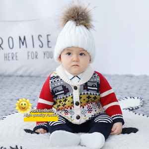 Nuevos cárdigans <span class=keywords><strong>de</strong></span> punto <span class=keywords><strong>para</strong></span> bebés <span class=keywords><strong>de</strong></span> otoño e invierno, suéteres, chaquetas y suéteres <span class=keywords><strong>para</strong></span> niños con collares <span class=keywords><strong>para</strong></span> bebés - Product Image 4