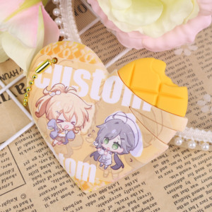 Tùy chỉnh Logo 3D nhựa sô cô la <span class=keywords><strong>Keychain</strong></span> phim hoạt hình tùy chỉnh tùy chỉnh tùy chỉnh logo nhựa sô cô la hình trái tim móc khóa - Product Image 5