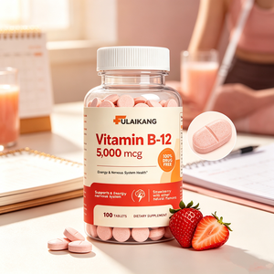 Compresse di Vitamina B12 5000mcg Metilcobalamina OEM Etichetta Privata per Energia e Supporto del Sistema Nervoso, Confezione da 100 - Product Image 3