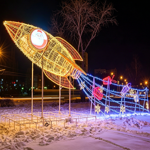 Customized Airplane Theme Lights 3d Airplane Motif <b>Lighting</b> Landscape Atmosphere Or Christmas <b>Holiday</b> & Festival Decor - Product Image 1