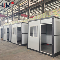 Maison préfabriquée pliable en acier portable de 20 pieds JJM Factory pour hôtel, hôpital, appartement, bureau, villa