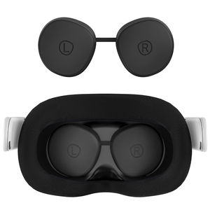 Para Meta para Quest 3S Juego de accesorios Funda protectora para controlador de auriculares <span class=keywords><strong>VR</strong></span> con cubierta de lente de TPU Cubierta de almohadilla facial de silicona Juego - Product Image 3