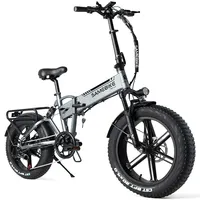 SAMEBIKE OEM/stock 750w potente 20 pollici 48V 10a litio pieghevole mountain ebike elettrico grasso pneumatico bici bicicletta