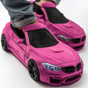 Free Size Racing Plush Home <span class=keywords><strong>Car</strong></span> para Chinelos Moda Macio Confortável Recurso Anti-Slip Fechado Inverno Outono Elegante - Product Image 6