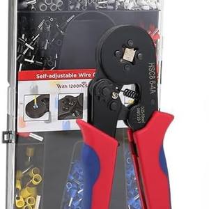 ชุดเครื่องมือจีบสายไฟสำหรับวิศวกรรมเคมี 1200 ชิ้น ชุดกล่องพลาสติกพร้อมคีมจีบและบล็อกขั้วต่อสำหรับงาน DIY - Product Image 4