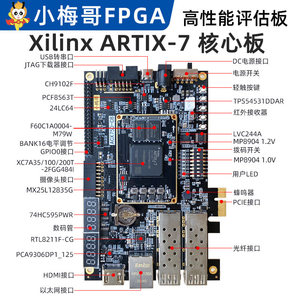 Carte de développement FPGA Xilinx Artix-7 / Carte centrale avec interface PCIe haute vitesse — ACX750-CORE M622 - Product Image 2