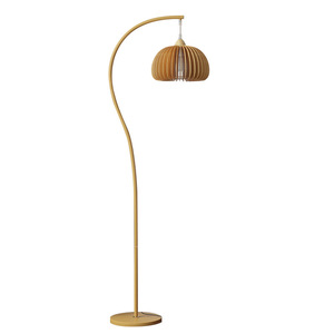 โคมไฟตั้งพื้น LED แนวย้อนยุคนอร์ดิกโครงเหล็กหรูหราร่วมสมัยแบบเรียบง่าย E27ผ้าสีแดงสำหรับห้องนั่งเล่นโซฟาตกแต่งมุมสำหรับโรงแรม - Product Image 1