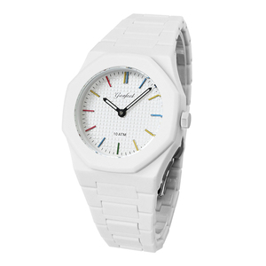Elegante Reloj de Cuarzo para Hombre, Ligero, de Plástico ABS, con Esfera Colorida, Movimiento Japonés 2035, Resistente al Agua 10ATM, Informal - Product Image 6