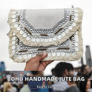 Elegant Hard Case Evening Handbag Fashion Beaded Women Clutch Purse From India Exporter At Bulk Price - Product Image 2