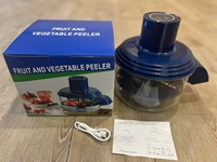 Multifunctionele elektrische fruit- en groenteschiller met roestvrijstalen mes, BPA-vrij, compact en ruimtebesparend ontwerp voor dagelijkse voorbereiding