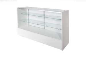 Nhà sản xuất của tầm nhìn đầy đủ kinh tế bằng gỗ truy cập với kính hiển thị trường hợp giới thiệu cho bán lẻ thanh toán thanh toán Quầy - Product Image 3