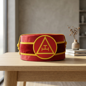 Casquette de chapitre Royal Arch, casquette de maçonnerie brodée de haute qualité, prix bas, casquettes de maçonnerie - Product Image 3