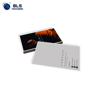 Cartes de visite élégantes sur mesure, prix d'usine, OEM ODM, papier couché double face, film laminé, impression photo de qualité