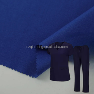 Tela AQTQ para Uniformes Médicos, Elástica en 4 Direcciones, Antibacteriana, Rayón/Poliéster/Spandex, 72% Poliéster, 21% Rayón, 7% Spandex - Product Image 1
