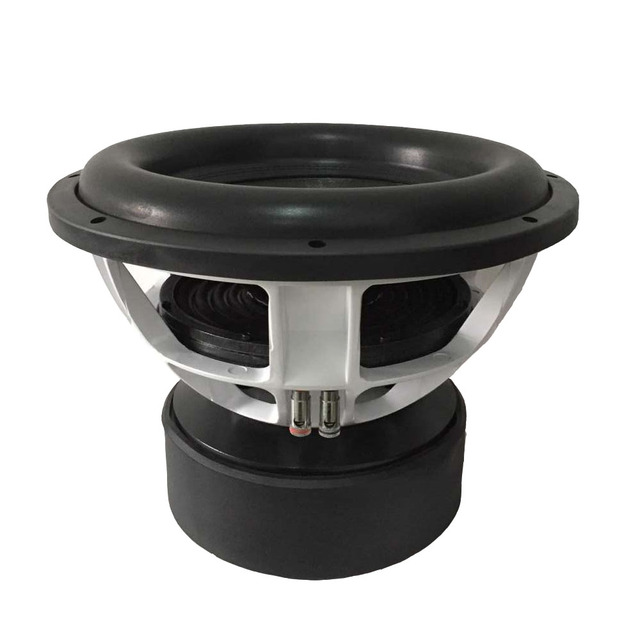 Dual 18 Inch Pro DC 12V Car Subwoofer Speaker Box Die-cast Aluminum Basket 300 Oz Magnet Motor 3inch 4-layer Copper Voice Coil