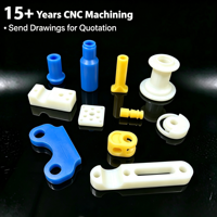 Mecanizado CNC Profesional de Plástico, Piezas Mecánicas de Plástico de Ingeniería de Precisión OEM, Torneadas y Fresadas a Medida