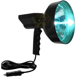 12V HID Handheld Spotlight Car Lighter Plug Flashlight Buggy Mounted Searchlight Outdoor 4x4 ATV Offroad Xenon Work Light Bar