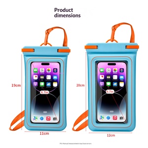 ถุงกันน้ำสำหรับโทรศัพท์มือถือแบบลอยน้ำ รุ่นใหม่ IPX8  พร้อมหน้าจอสัมผัส  สำหรับว่ายน้ำและดำน้ำ - Product Image 2