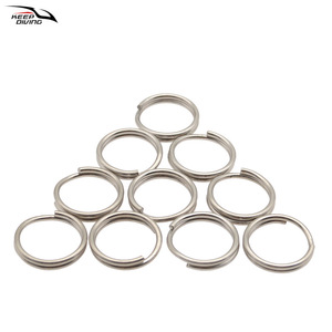 Connecteurs de pêche en eau salée en acier inoxydable, diamètre 6 mm, longueur 40 mm, pour accessoires de montage de leurres de pêche à la traîne - Product Image 4