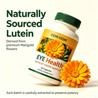 Complément alimentaire OEM Vision pour la santé des yeux avec taurine, vitamine A, lutéine, myrtille pour la santé globale de la vue des hommes et des femmes