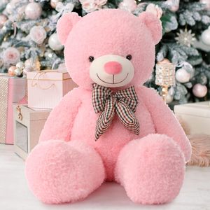 Oso de peluche gigante rosa, peluche supersuave, relleno de algodón PP para aliviar el estrés para Baby Shower, niños, novias - Product Image 3