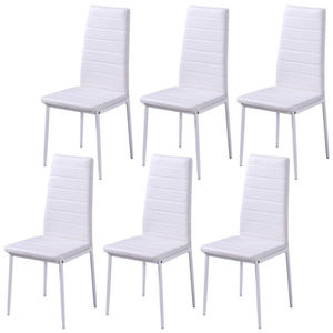 Chaises de salle à manger avec jambes en métal, mobilier de luxe nordique moderne en PU, vente en gros, - Product Image 5