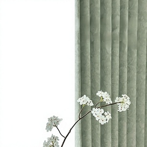Nouveau modèle 2026 Rideaux occultants en chenille style campagne française <span class=keywords><strong>Champs</strong></span>-Élysées, motif floral, du sol au plafond pour salon - Product Image 1