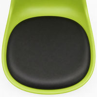 Chaise de bar JOHOOFURNITURE, vert lime, coque moulée en plastique ABS PP, ergonomique, réglable, design moderne, pour bar et salle à manger à domicile