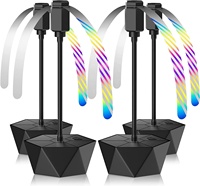 Jz Draagbare Solide Automatische UV-Insectenplaagvallen Elektrische Vliegenmoordenaar Oplaadbare Anti-Muggenlamp Op Batterijen