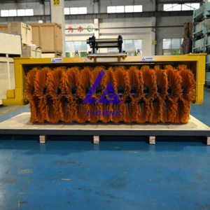 Penggali dipasang penyapu hidrolik dengan 75L koleksi debu ember penyapu jalan tambahan untuk pembersihan Industri - Product Image 6