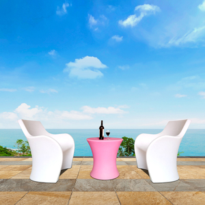 Canapé de jardin en plastique PE imperméable blanc, canapé simple de luxe pour <span class=keywords><strong>la</strong></span> plage - Product Image 2