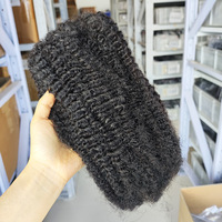 Nouvelle Tendance 2026 : Extensions de Cheveux Humains Remy Pré-étirés en Vrac, Afro Kinky pour Tresses, Twists et Locs Souples