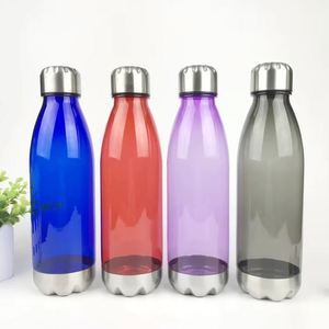 ขวดน้ำพลาสติก Tritan ปลอดสาร BPA เป็นมิตรกับสิ่งแวดล้อม พิมพ์โลโก้ได้ตามต้องการ ขนาด 350/500/700 มล. พกพาสะดวก เหมาะสำหรับเป็นของขวัญส่งเสริมการขาย - Product Image 2